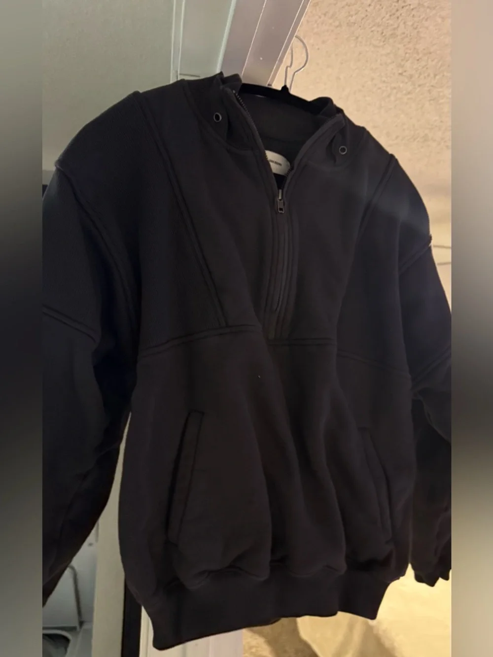 Joah Brown Charcoal Half-Zip Pullover S/M - Picture 6 of 6